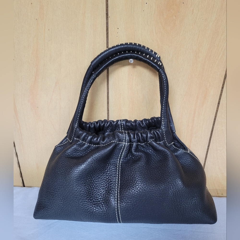 Fossil Black Leather Satchel